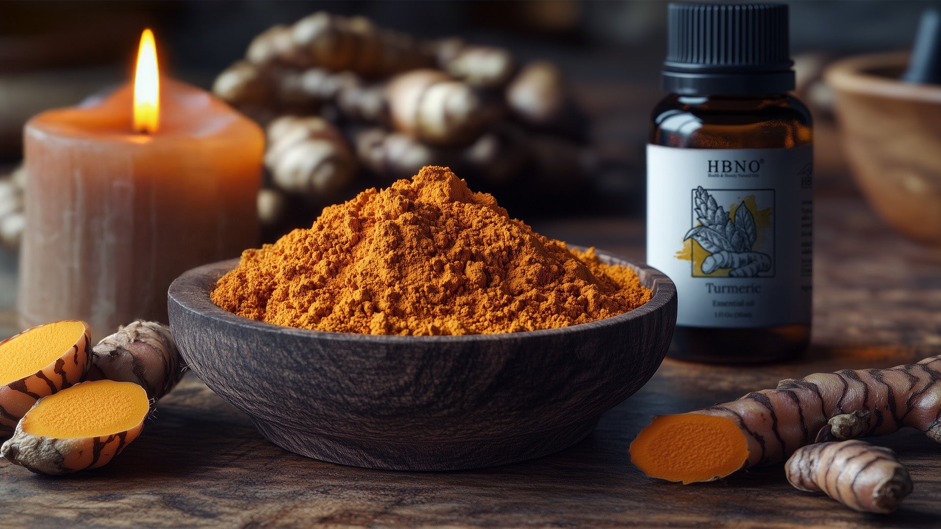 Key Benefits of Turmeric Essential Oil in Candle Making