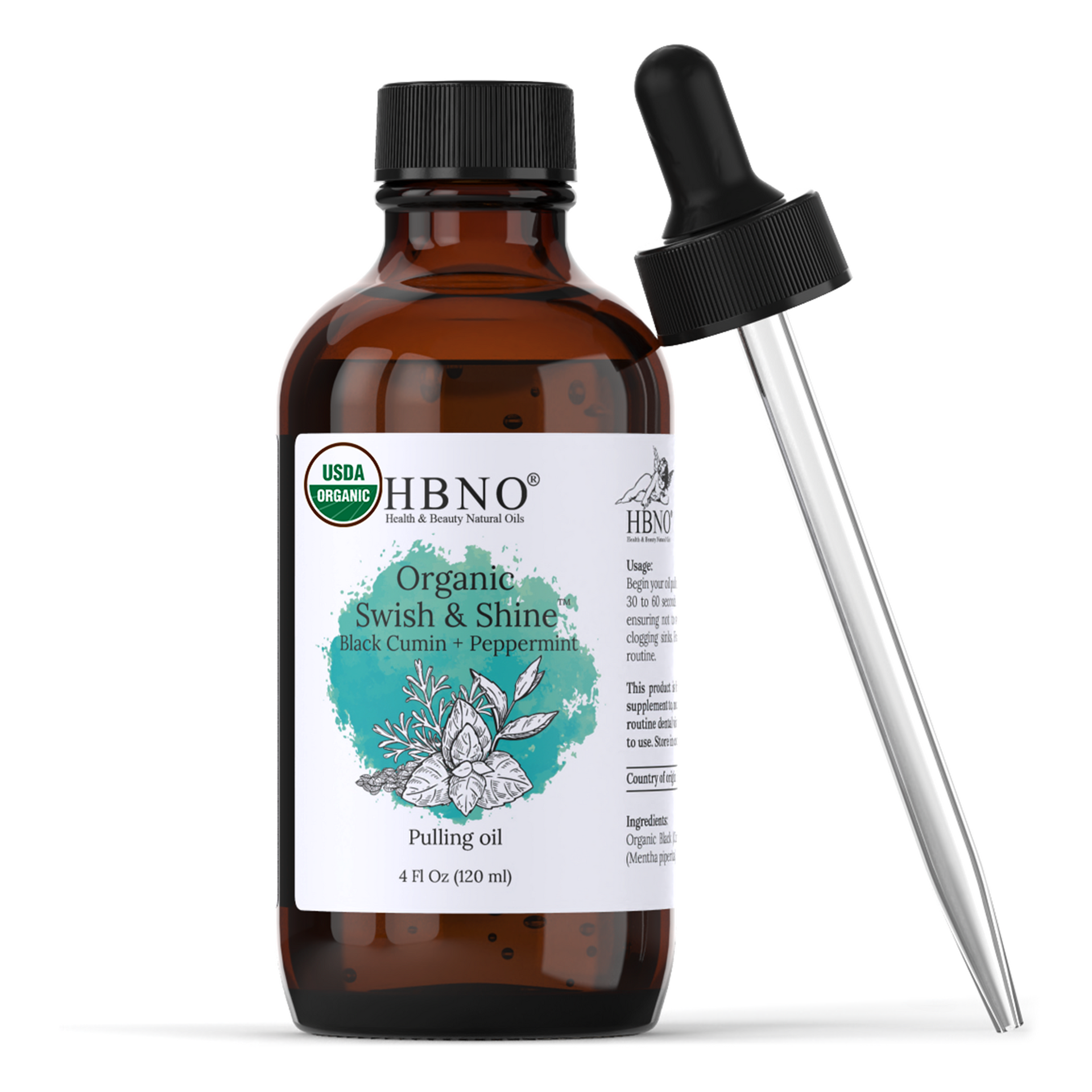 Organic Swish & Shine Black Cumin + Peppermint Organic Swish & Shine Black Cumin + Peppermint