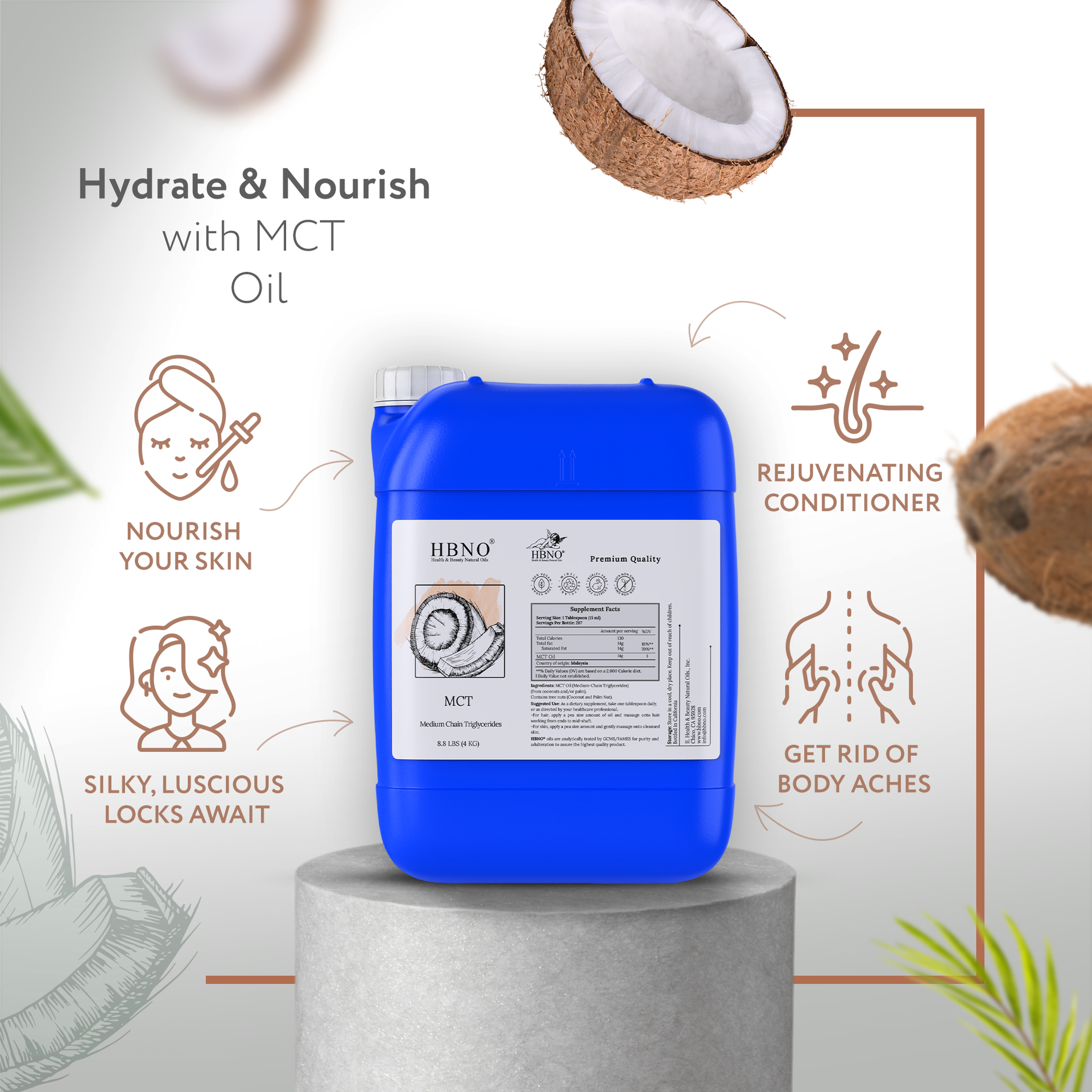 Fractionated Coconut (MCT) Carrier Oil Fractionated Coconut (MCT) Carrier Oil