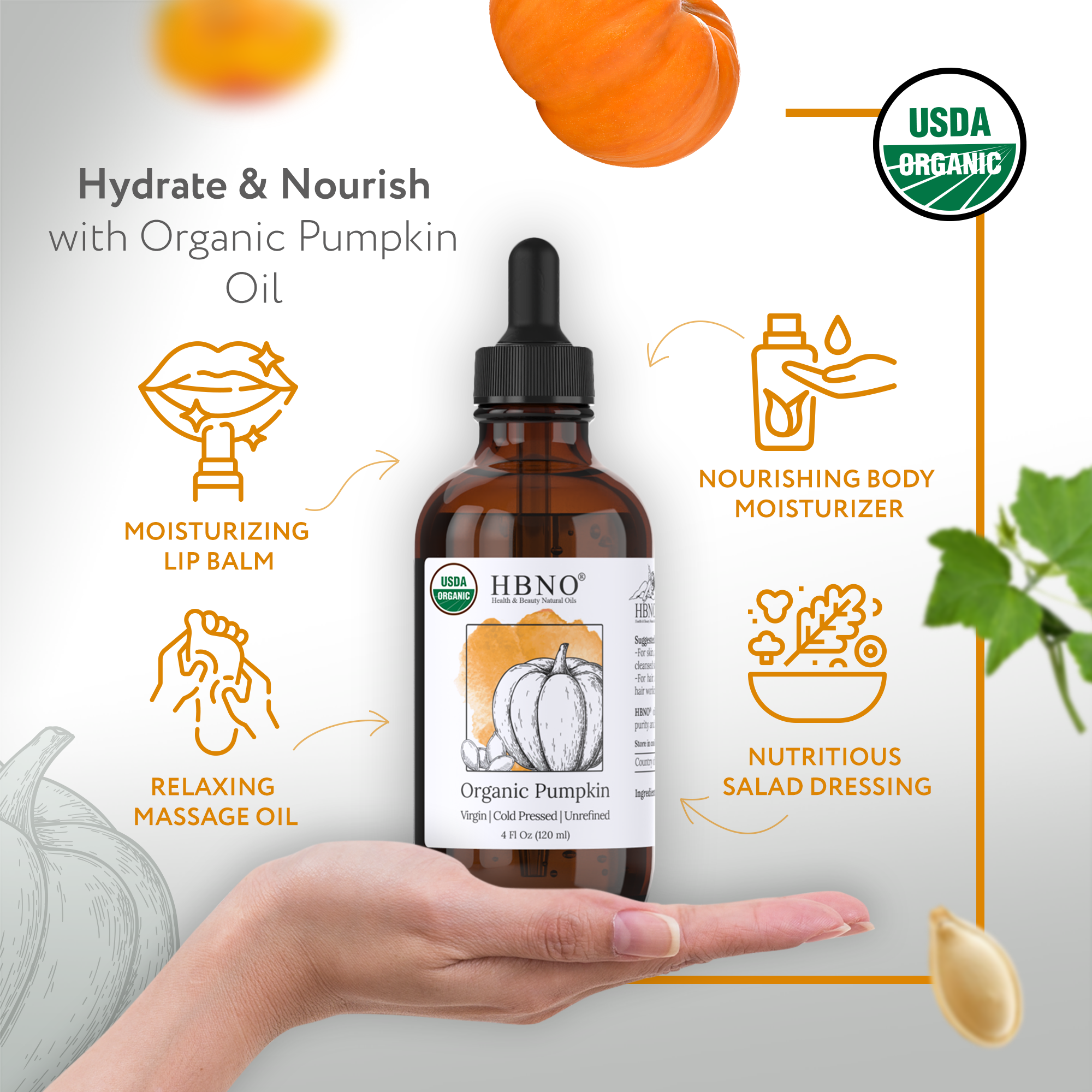 Pumpkin Seed Carrier Oil Organic Pumpkin Seed Carrier Oil Organic