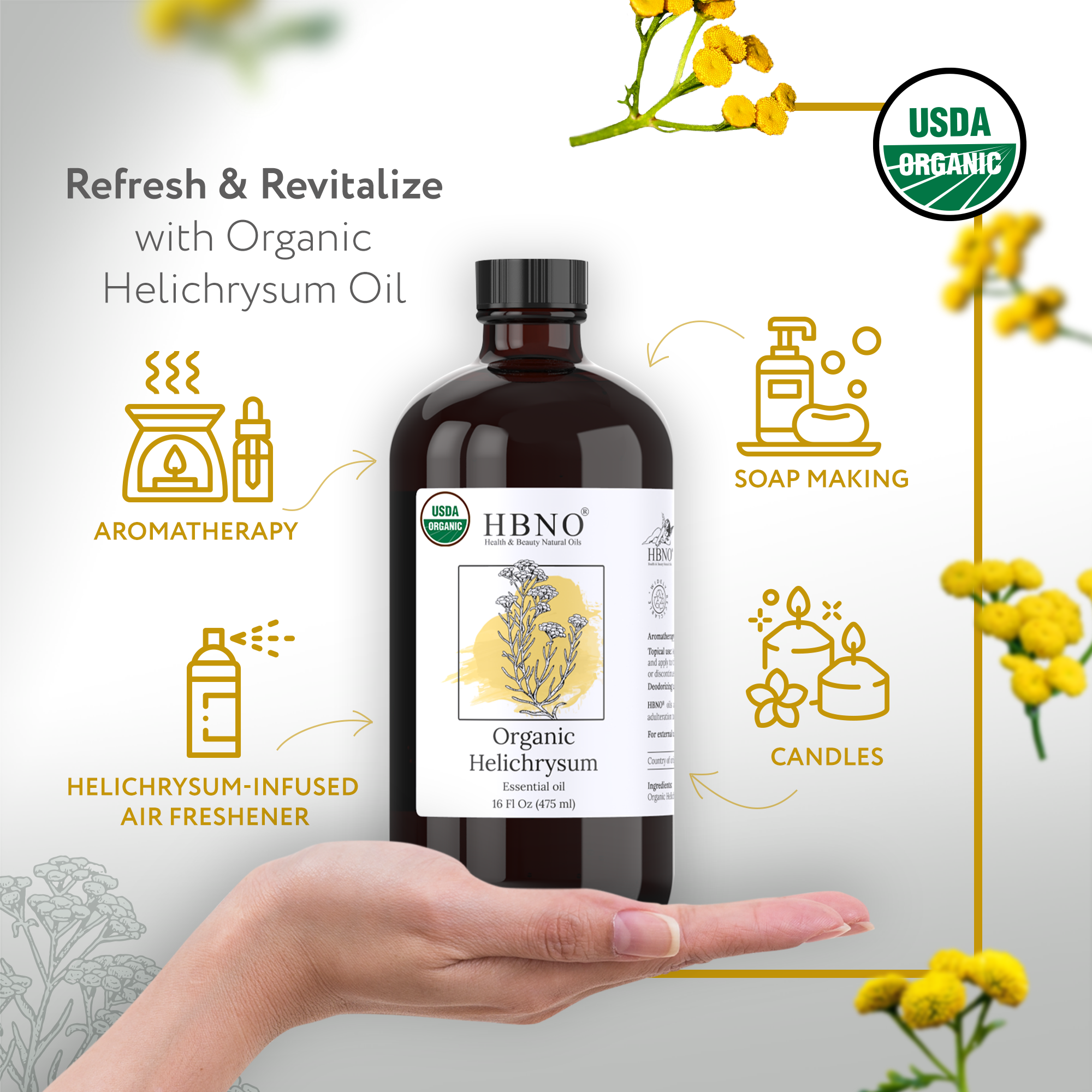 Helichrysum Gymnocephalum Essential Oil Organic Helichrysum Gymnocephalum Essential Oil Organic