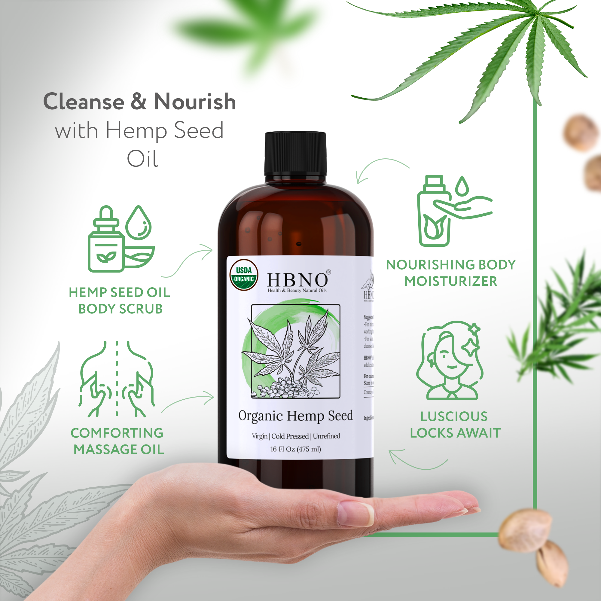 Hemp Seed Carrier Oil Organic Hemp Seed Carrier Oil Organic