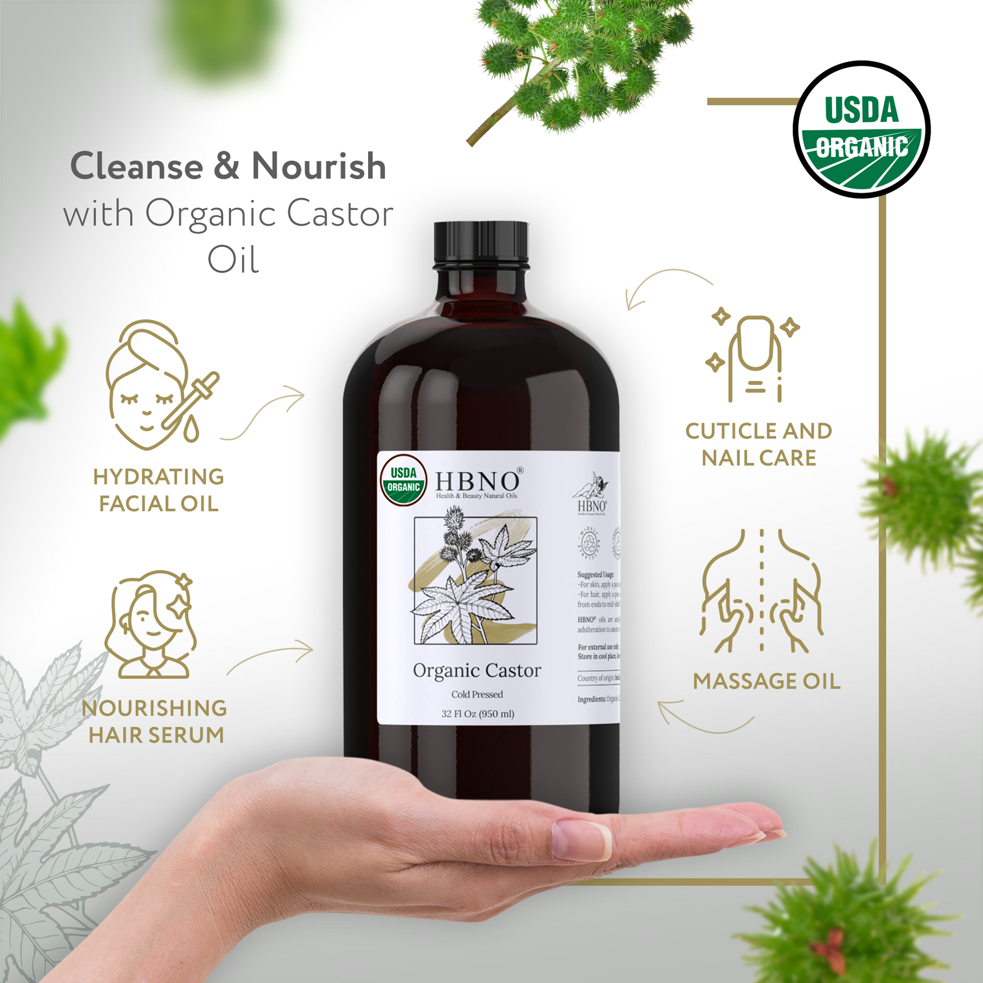 Castor Carrier Oil Organic Castor Carrier Oil Organic