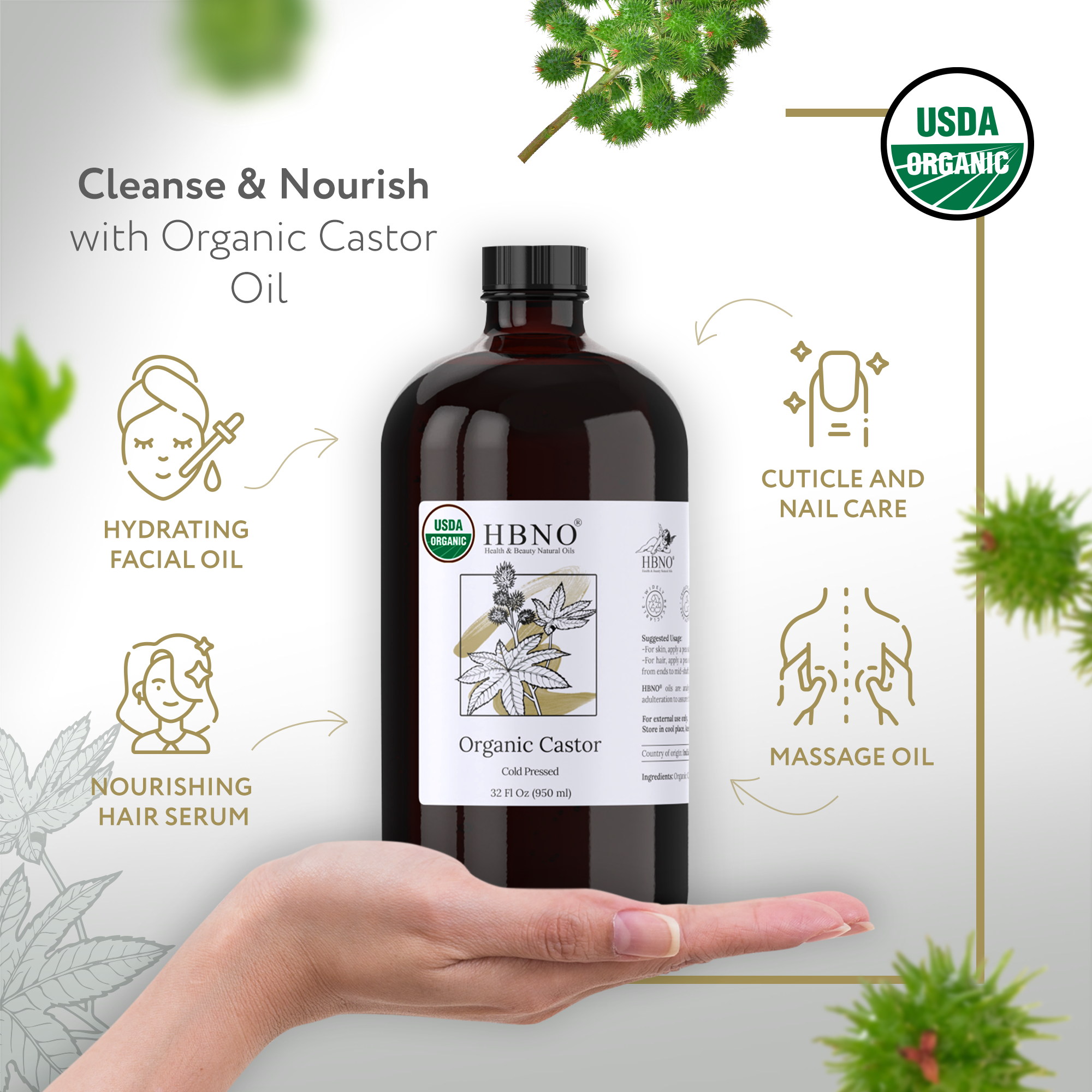 Castor Carrier Oil Organic Castor Carrier Oil Organic