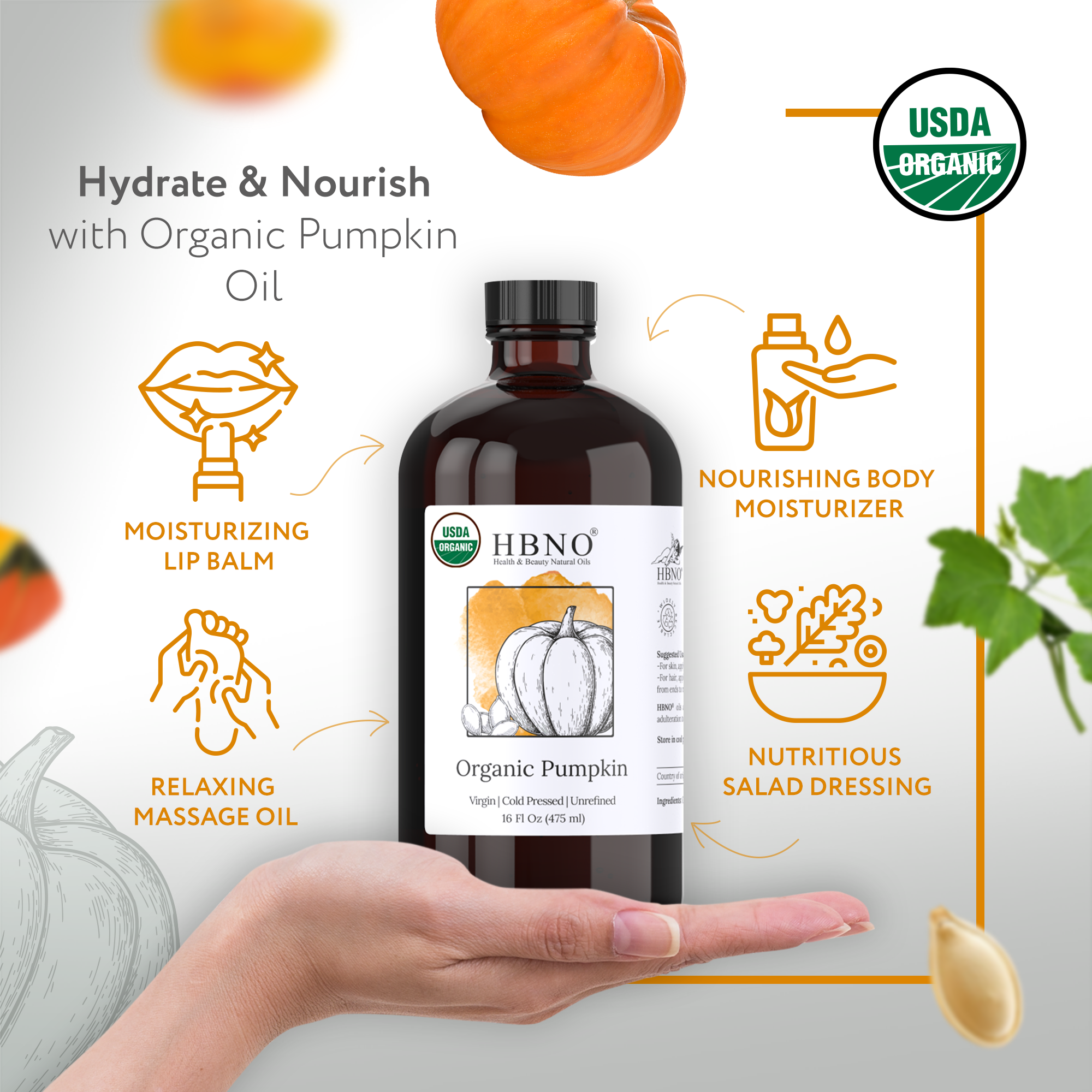 Pumpkin Seed Carrier Oil Organic Pumpkin Seed Carrier Oil Organic