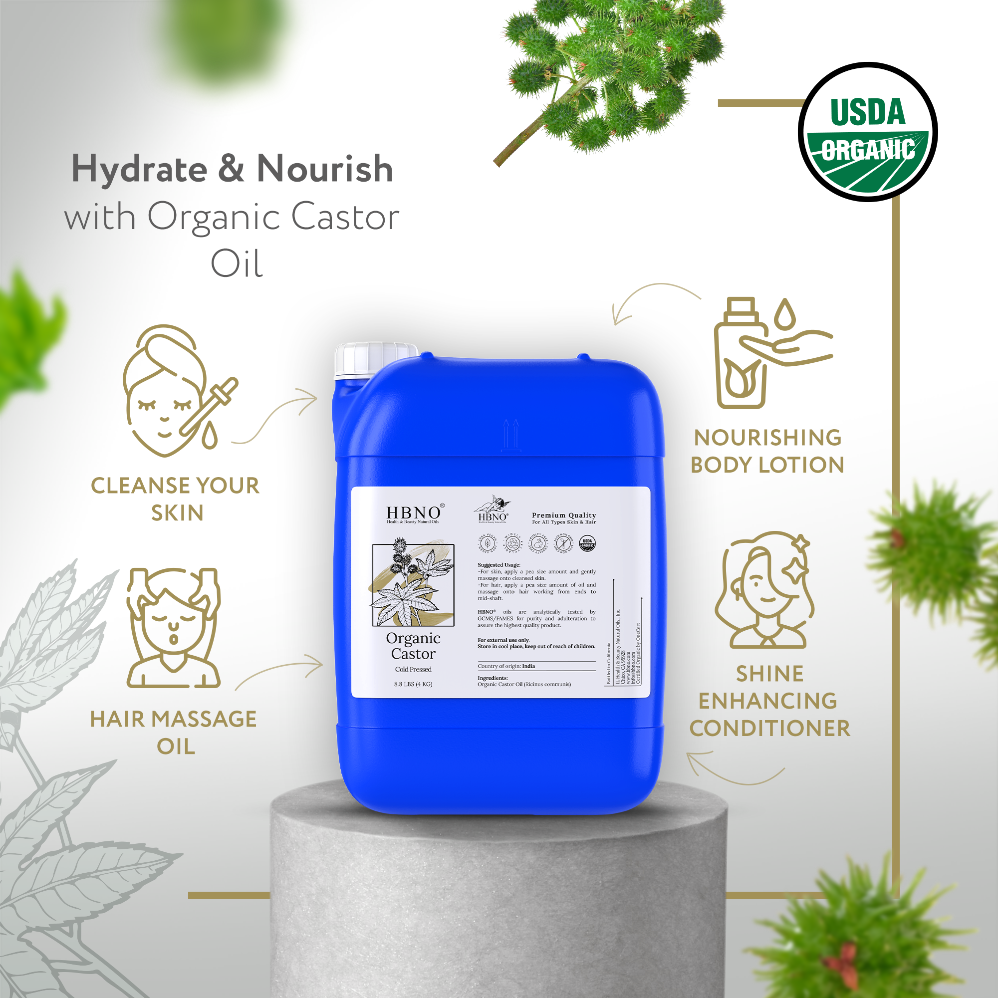 Castor Carrier Oil Organic Castor Carrier Oil Organic