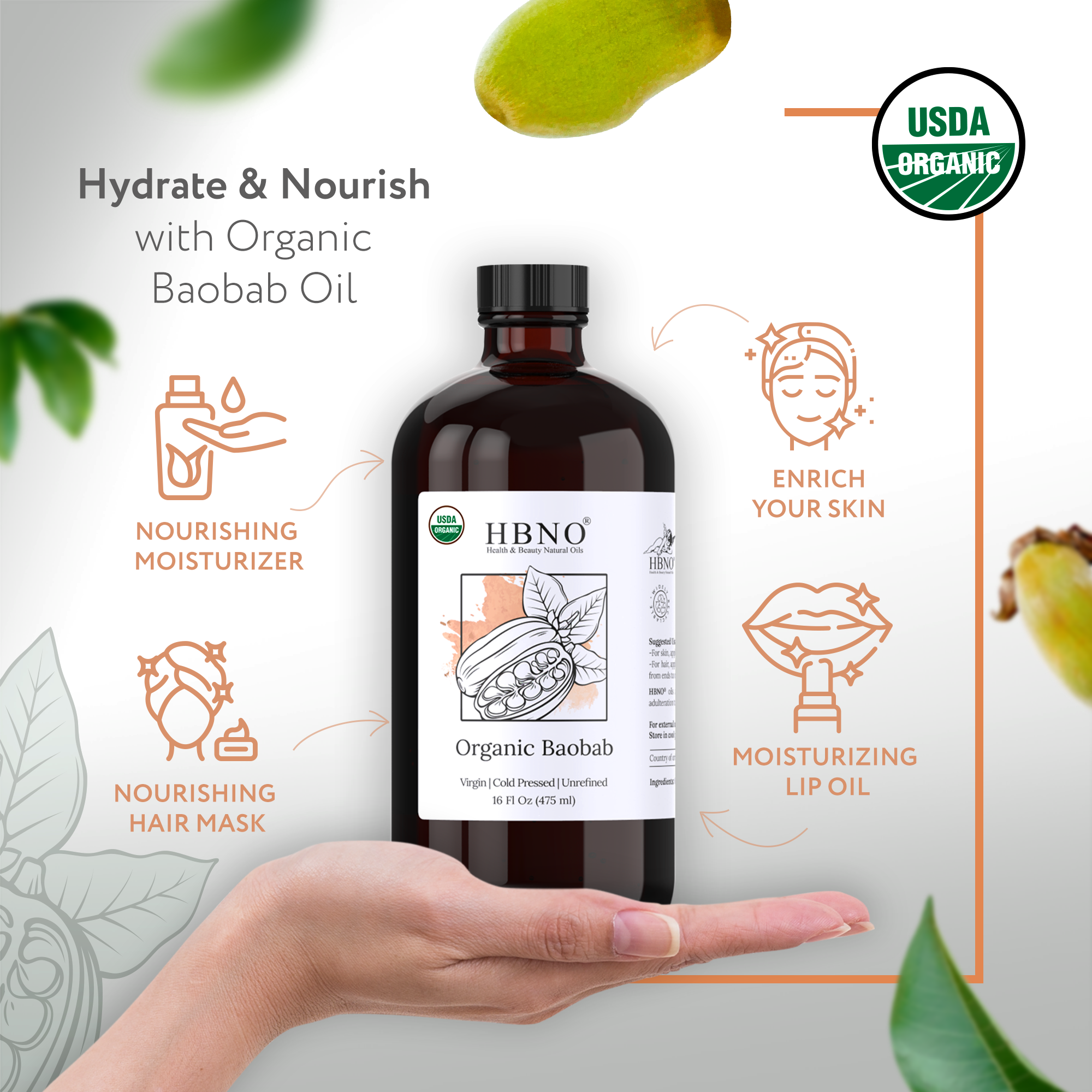 Baobab Carrier Oil Virgin Organic Baobab Carrier Oil Virgin Organic
