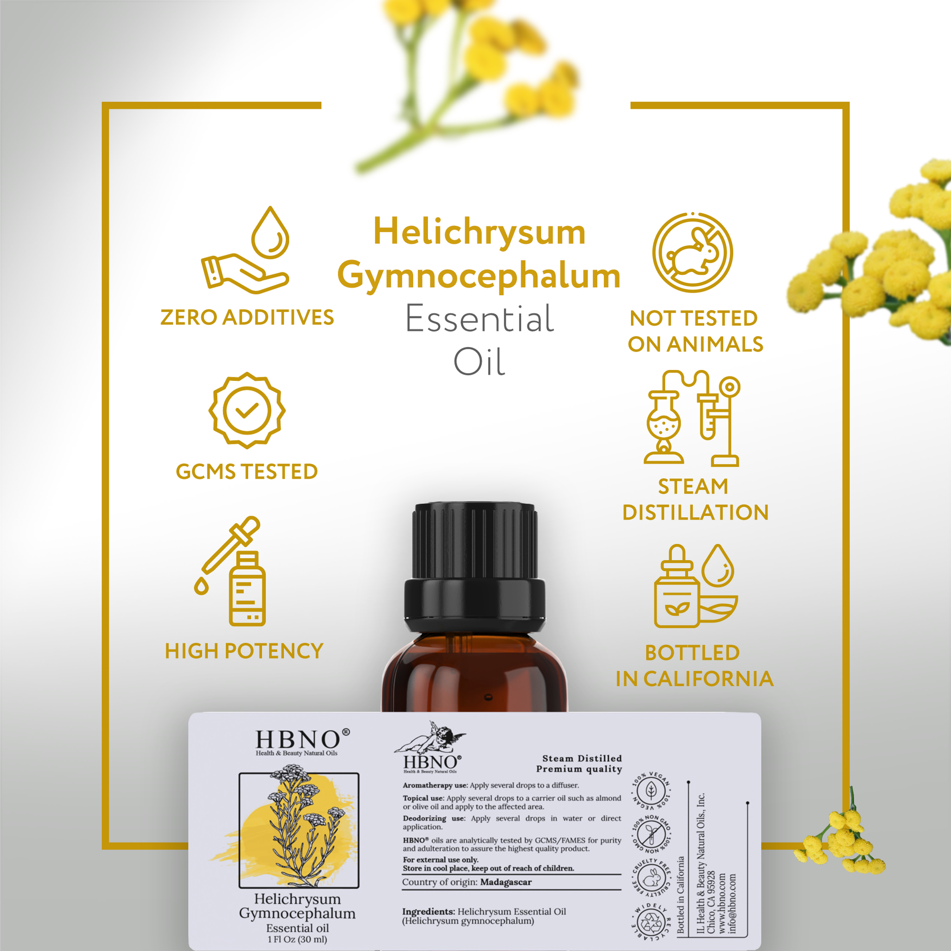 Helichrysum Gymnocephalum Essential Oil Helichrysum Gymnocephalum Essential Oil