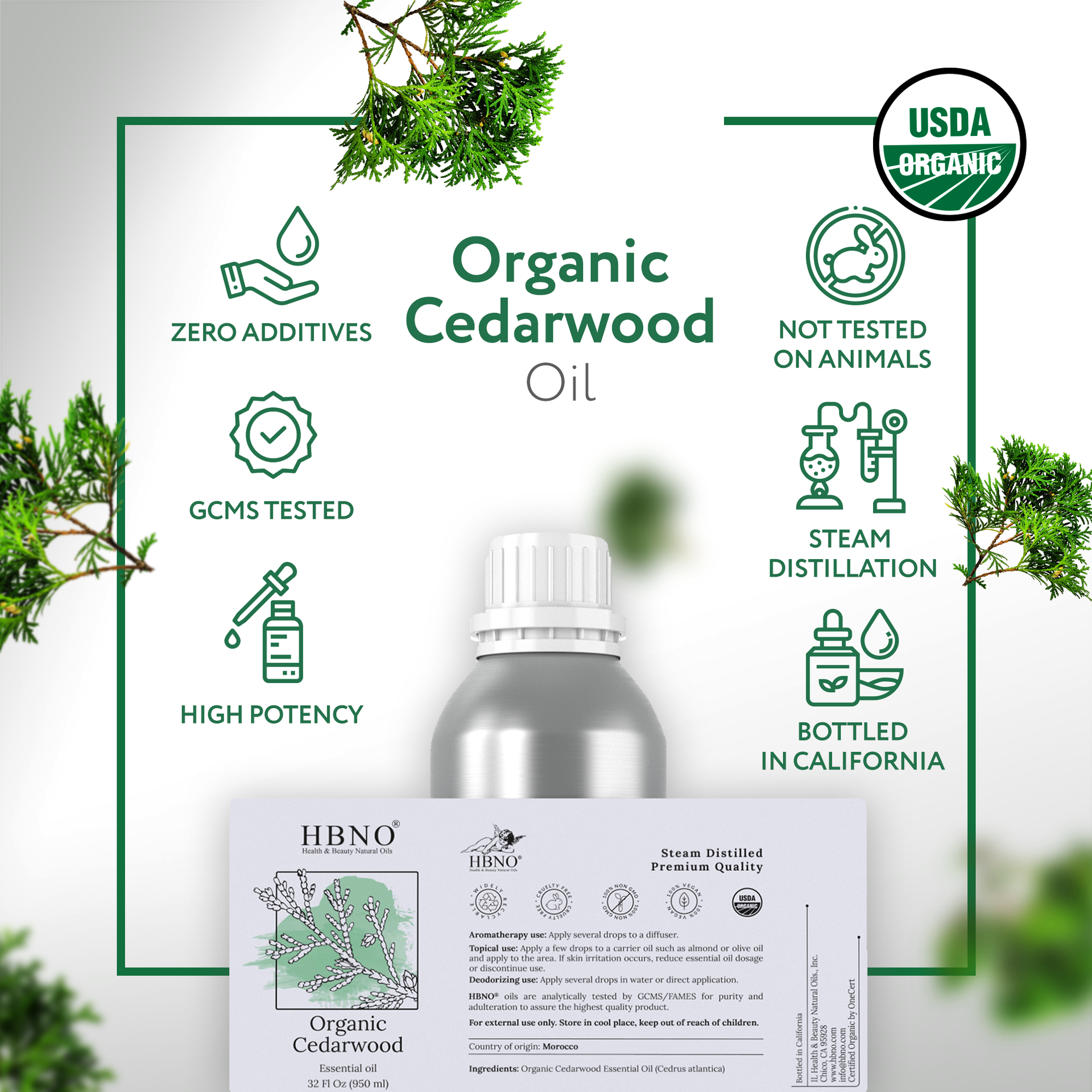 Cedarwood Atlas Essential Oil Organic Cedarwood Atlas Essential Oil Organic