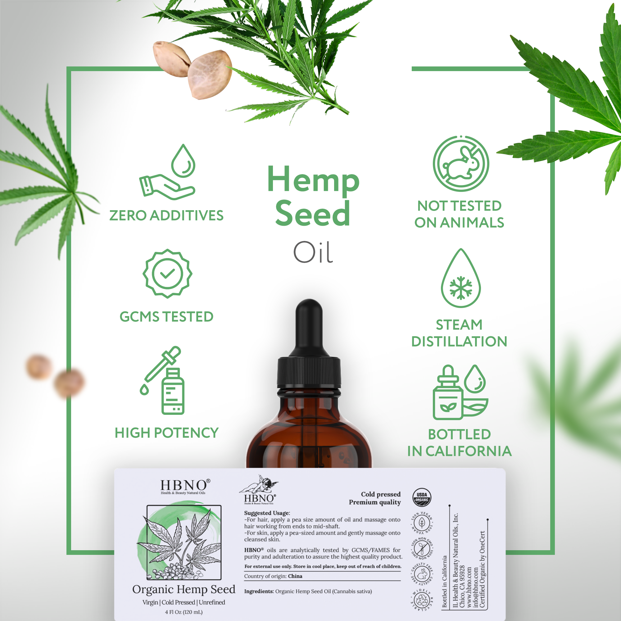 Hemp Seed Carrier Oil Organic Hemp Seed Carrier Oil Organic