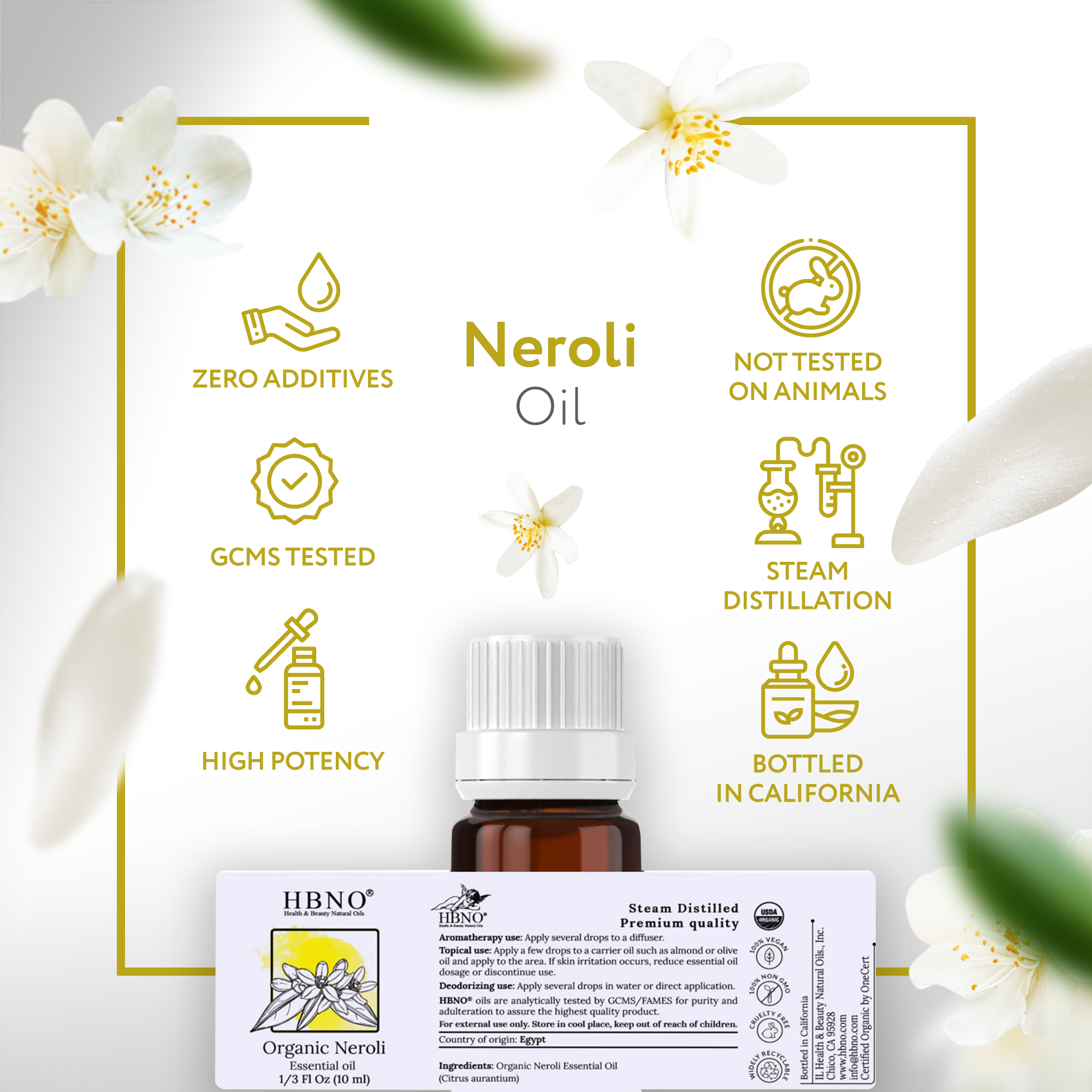Neroli Essential Oil Organic Neroli Essential Oil Organic