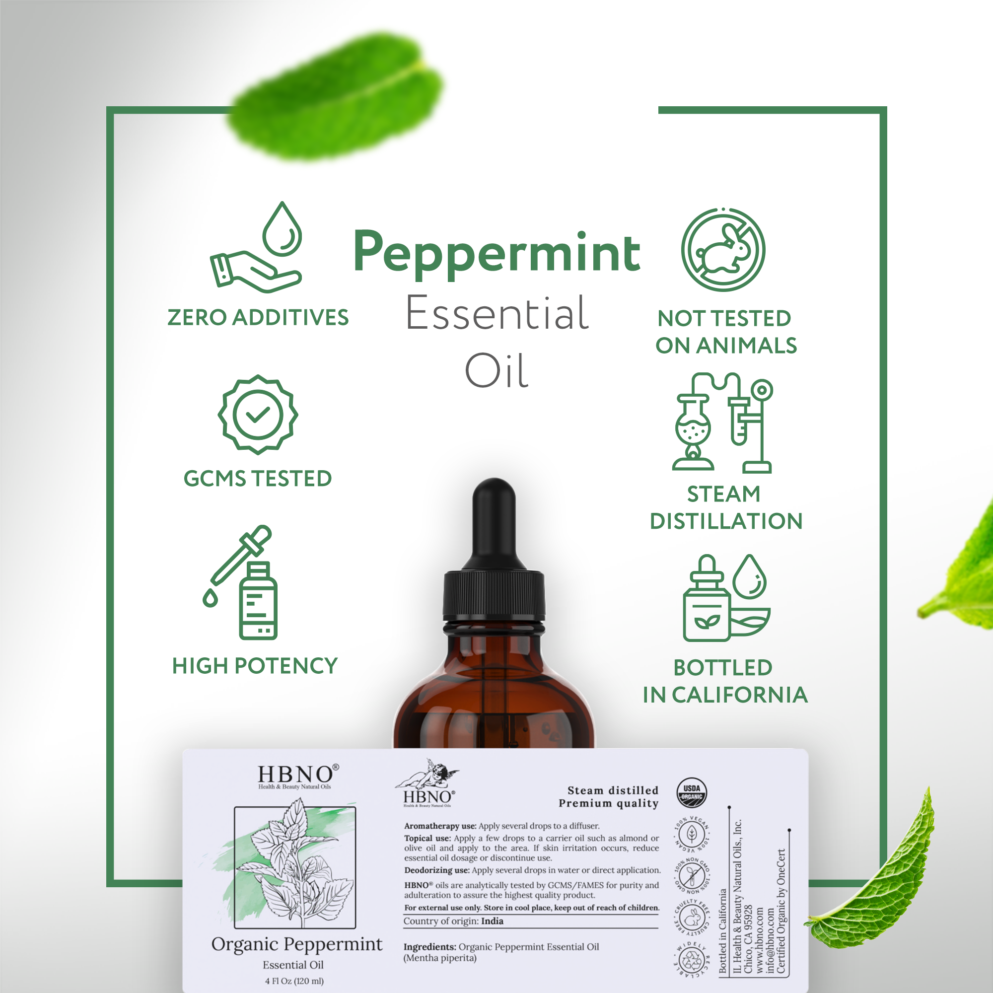 Peppermint Essential Oil Organic Peppermint Essential Oil Organic
