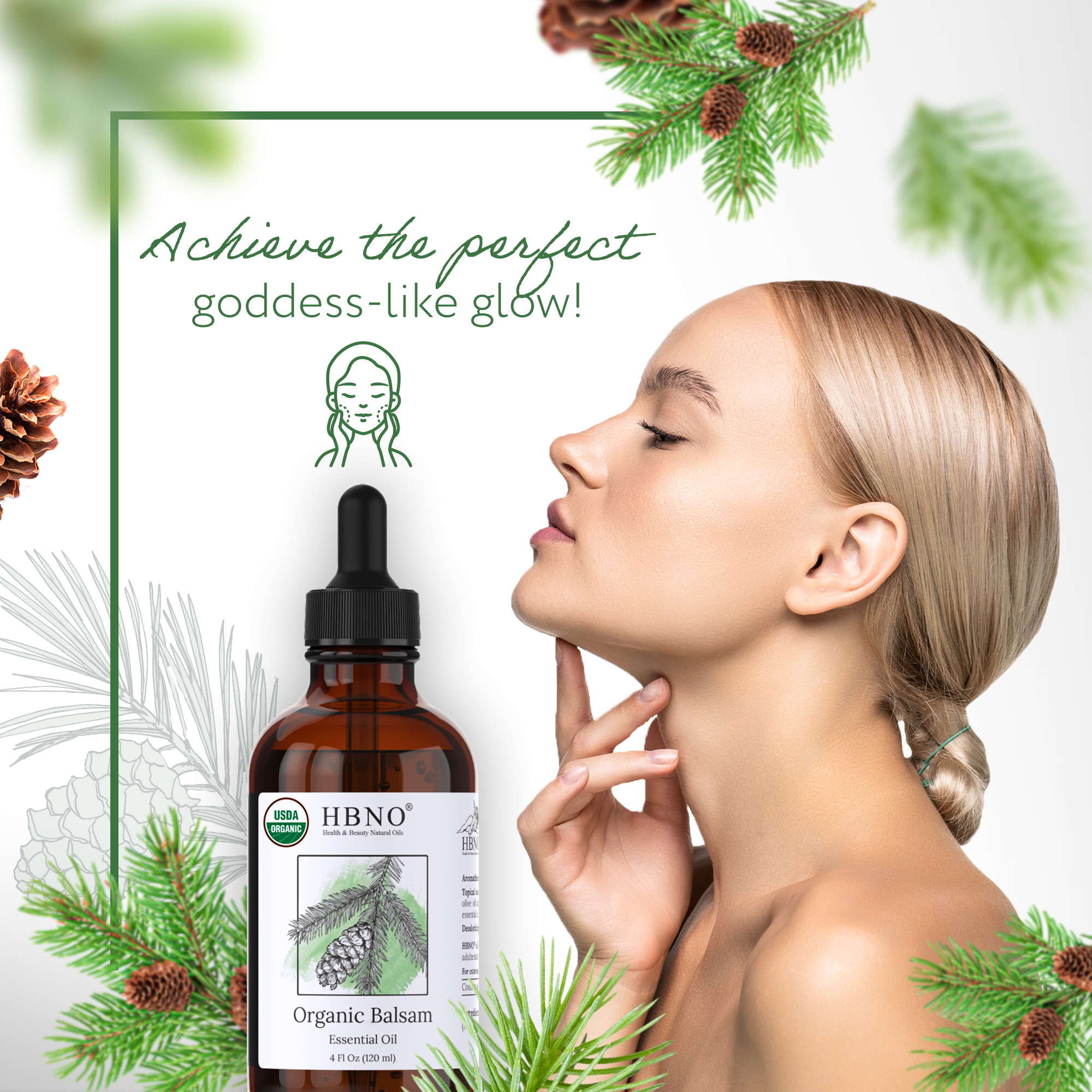Balsam Fir Needle Essential Oil Organic Balsam Fir Leaf Essential Oil Organic