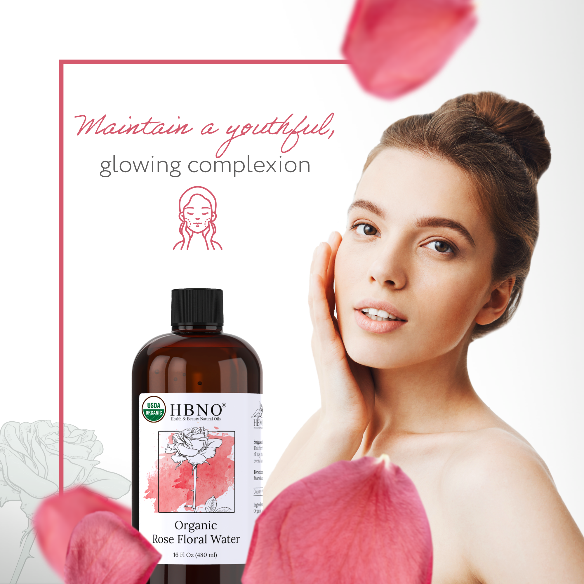 Rose Floral Water Organic Rose Floral Water Organic