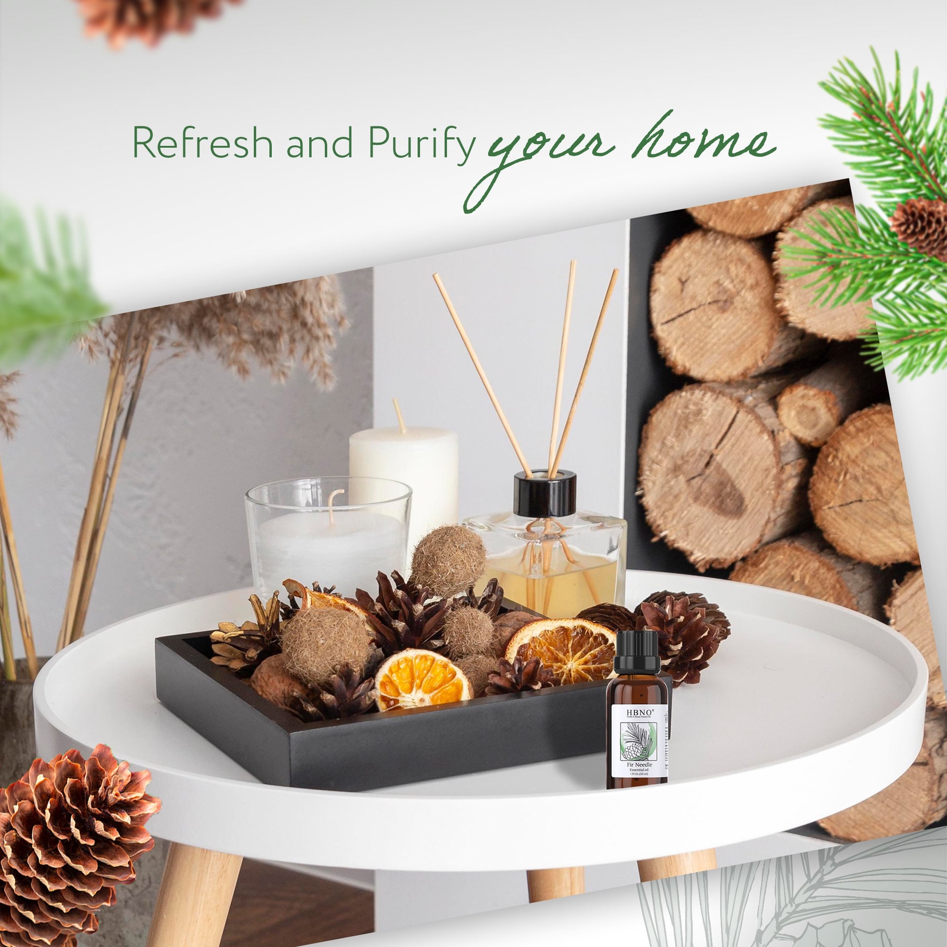 HBNO RETAIL - Fir Needle Oil 4kg Fir Needle Essential Oil