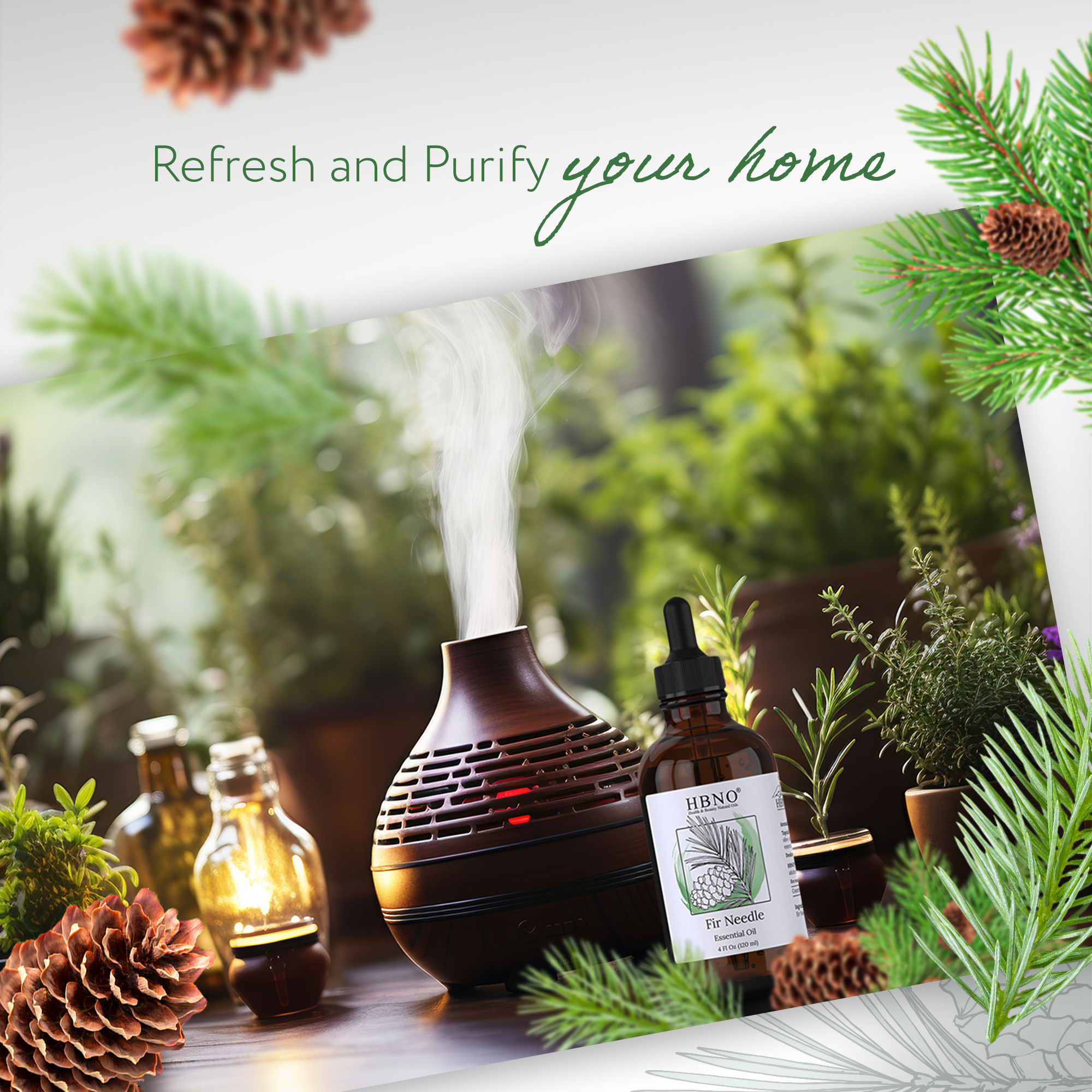 HBNO RETAIL - Fir Needle Oil 4kg Fir Needle Essential Oil