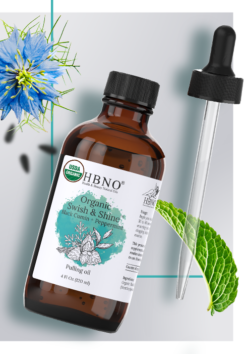 Organic Swish & Shine Black Cumin + Peppermint Organic Swish & Shine Black Cumin + Peppermint