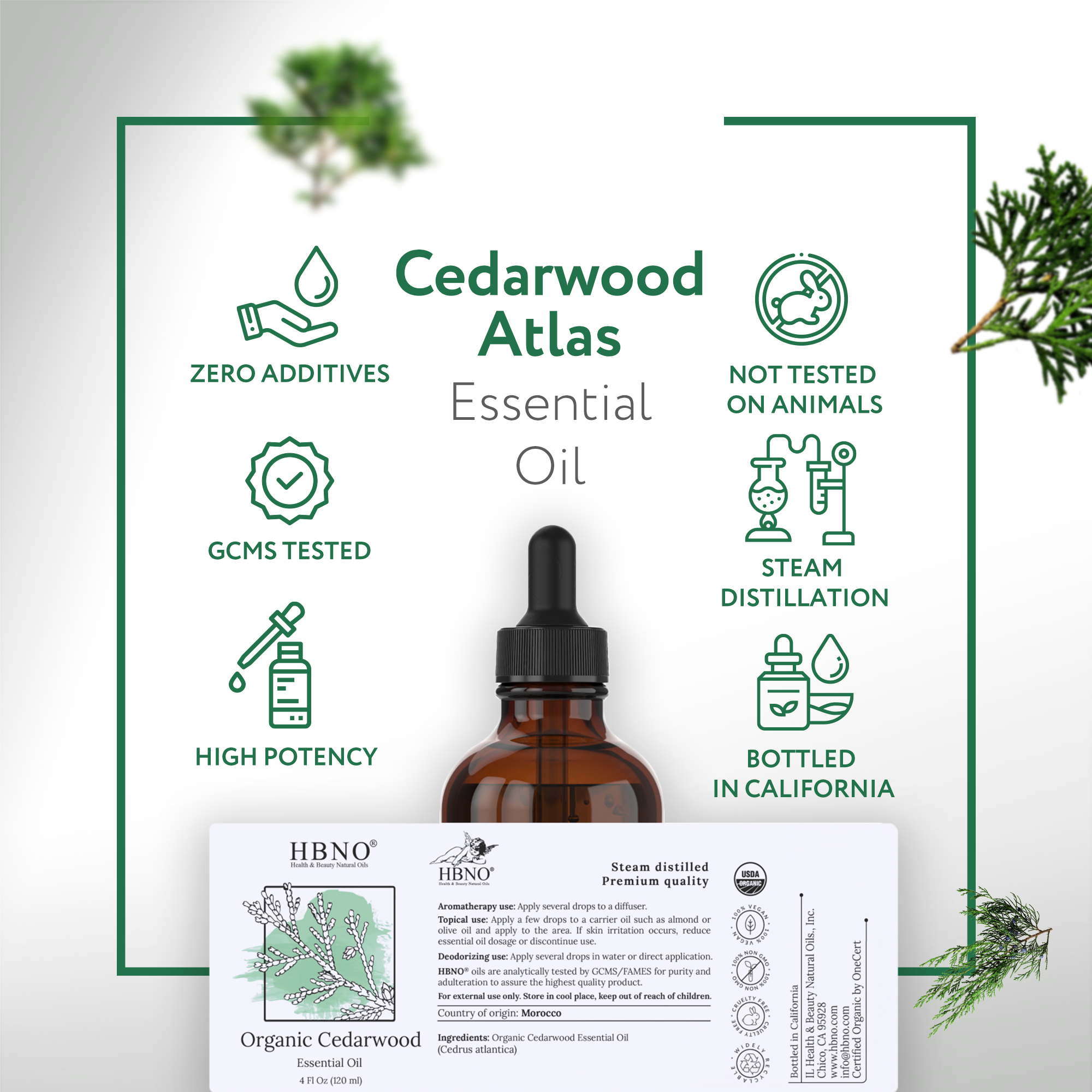 Cedarwood Atlas Essential Oil Organic Cedarwood Atlas Essential Oil Organic