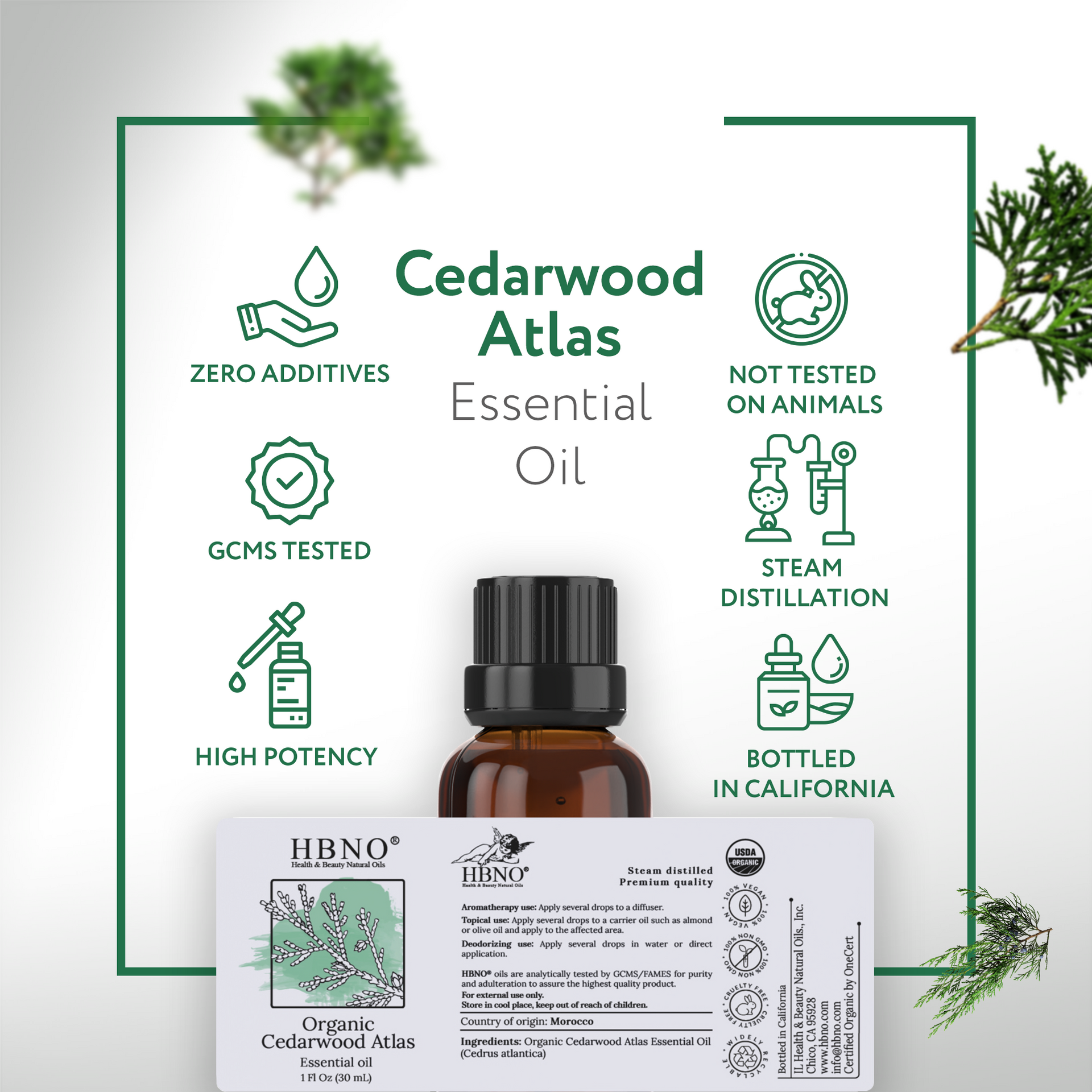 Cedarwood Atlas Essential Oil Organic Cedarwood Atlas Essential Oil Organic