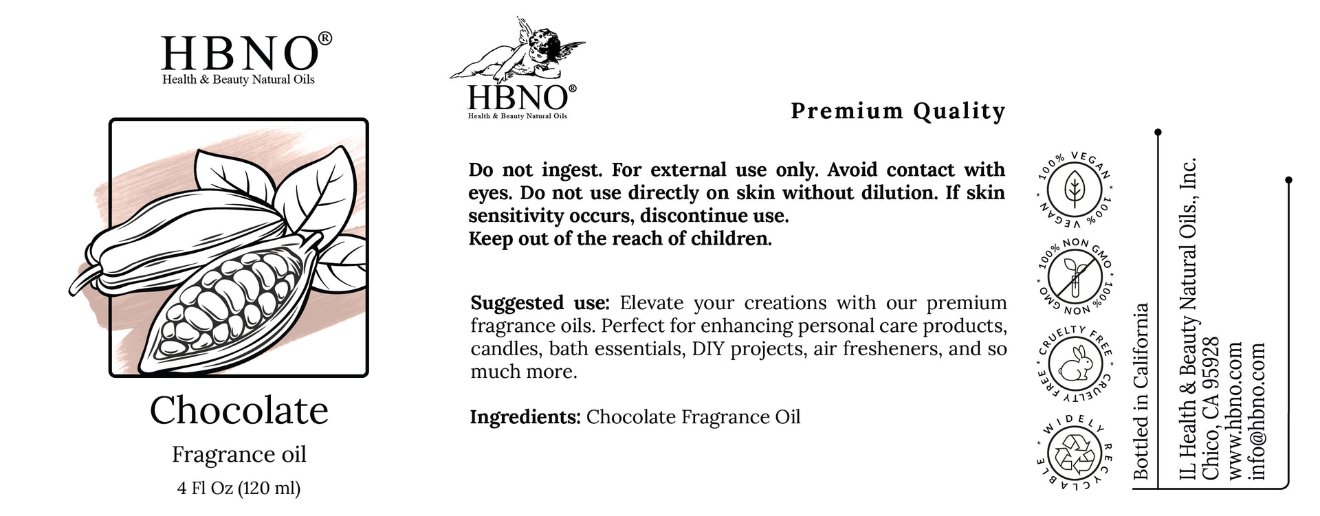 Chocolate Natural Fragrance Chocolate Natural Fragrance