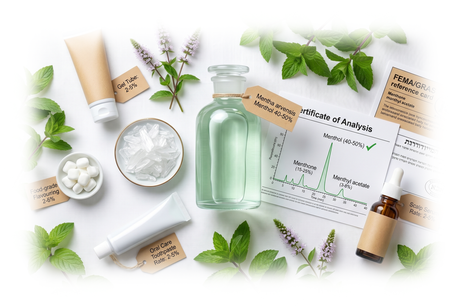 Peppermint Oil Bulk Supplier: Japanese Mentha Arvensis for Cooling Formulation and Food-Grade Manufacturers