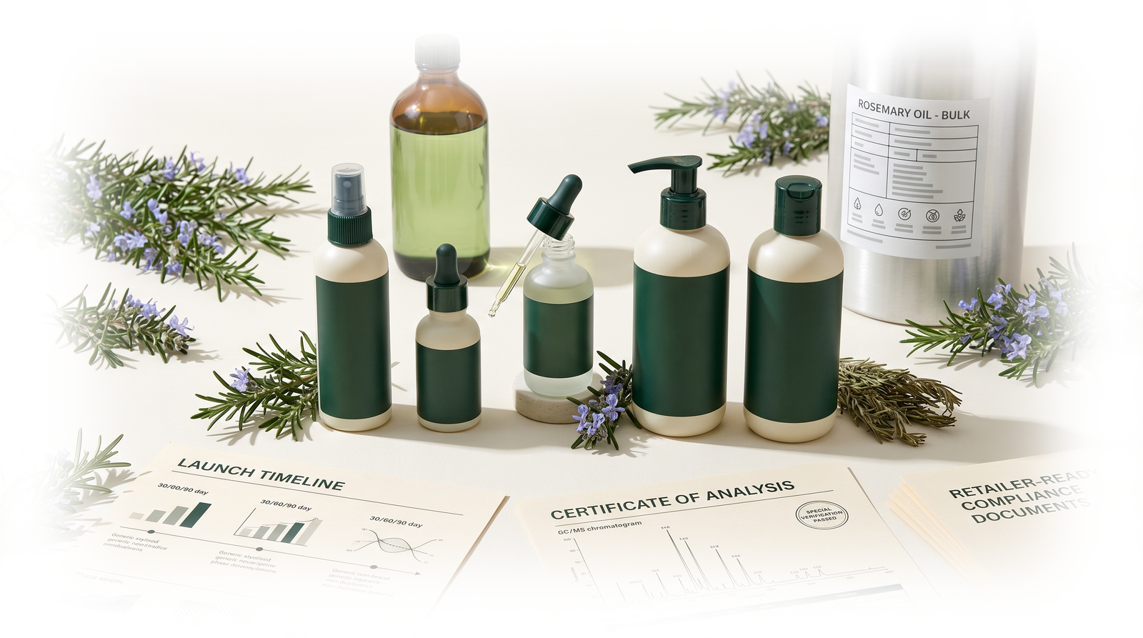 How a Hair Care Brand Used Wholesale Rosemary Oil to Launch 5 Products in 90 Days