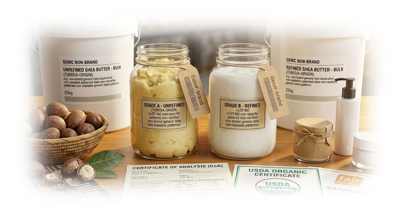 Not All Shea Butter Is Equal: The Grades Every Bulk Buyer Must Know