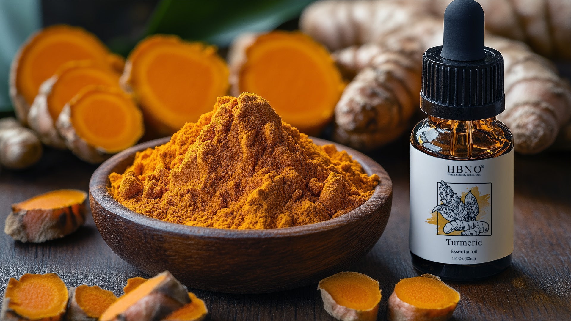 Turmeric Essential Oil vs. Turmeric Powder Key Difference