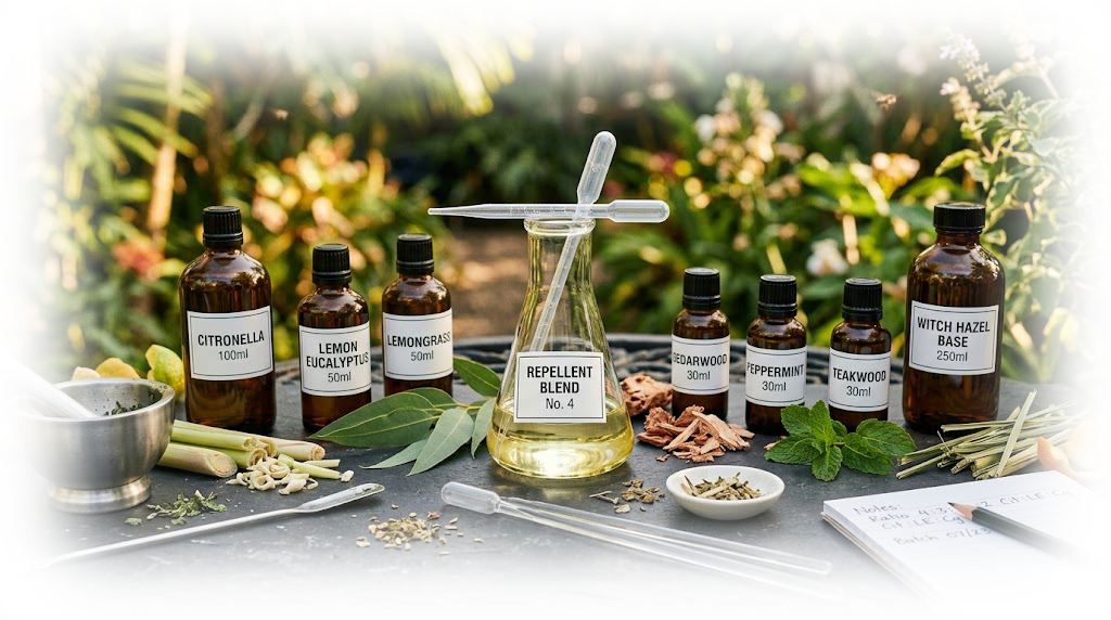 Formulating Natural Insect Repellents With Bulk Essential Oils: Concentration Rates, Efficacy Data, and Oil Selection for Manufacturers