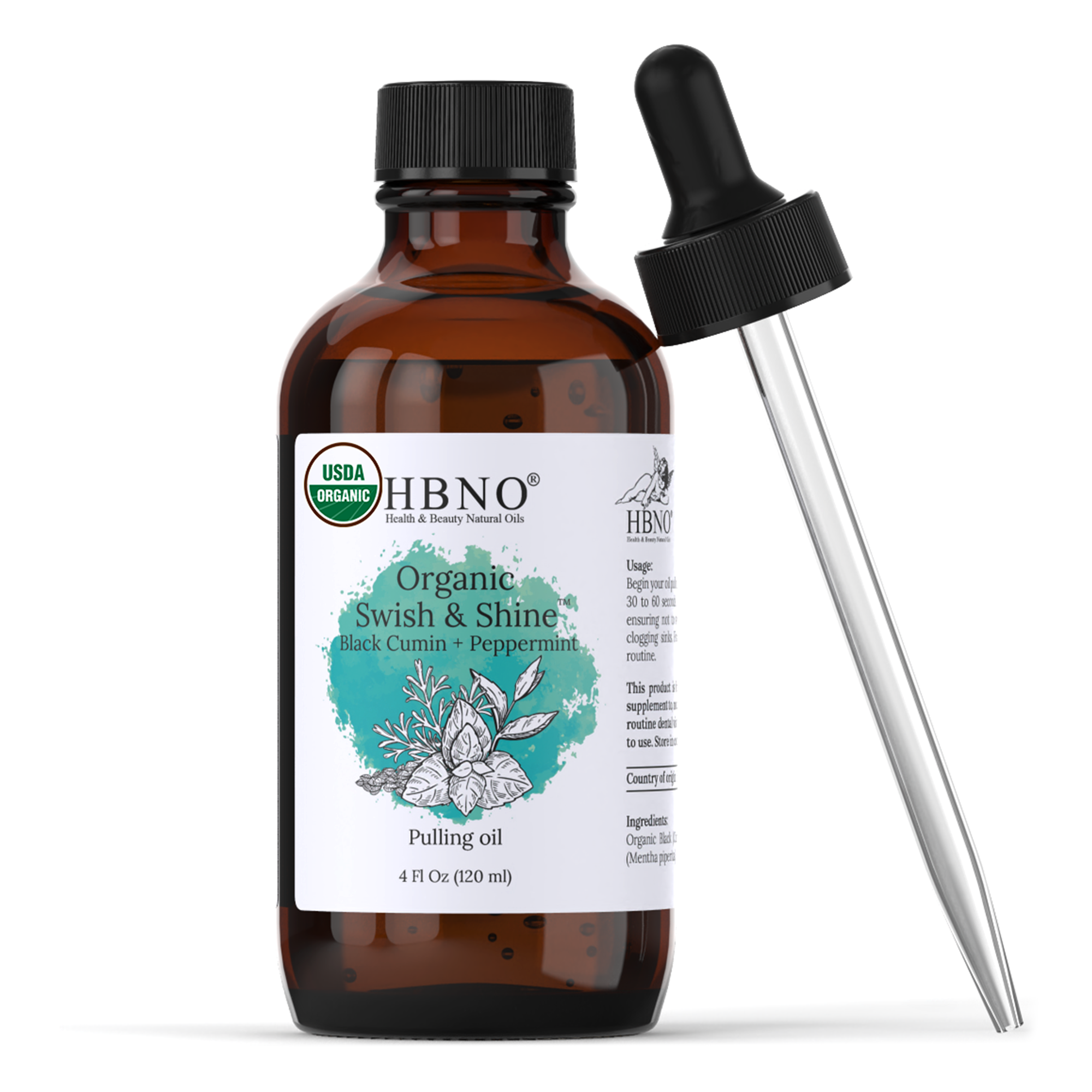 BLACK CUMIN oil pulling peppermint  ORGANIC