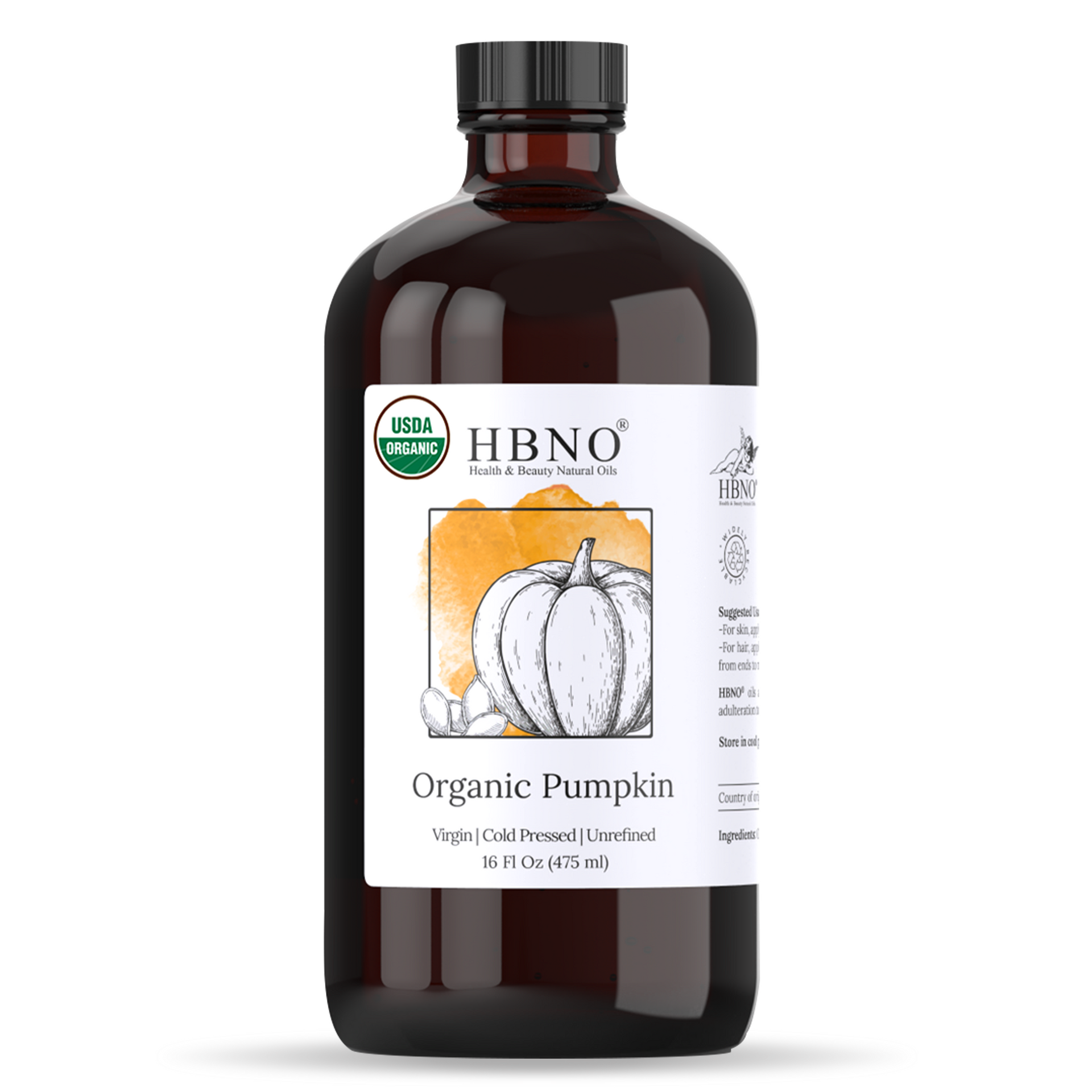 ORGANIC PUMPKIN SEED OIL IN GLASS