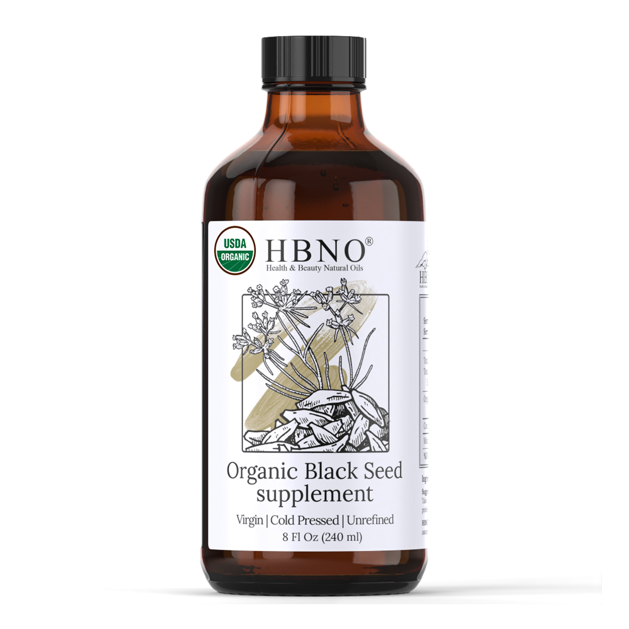 Black Seed Carrier Oil Virgin Unrefined Organic