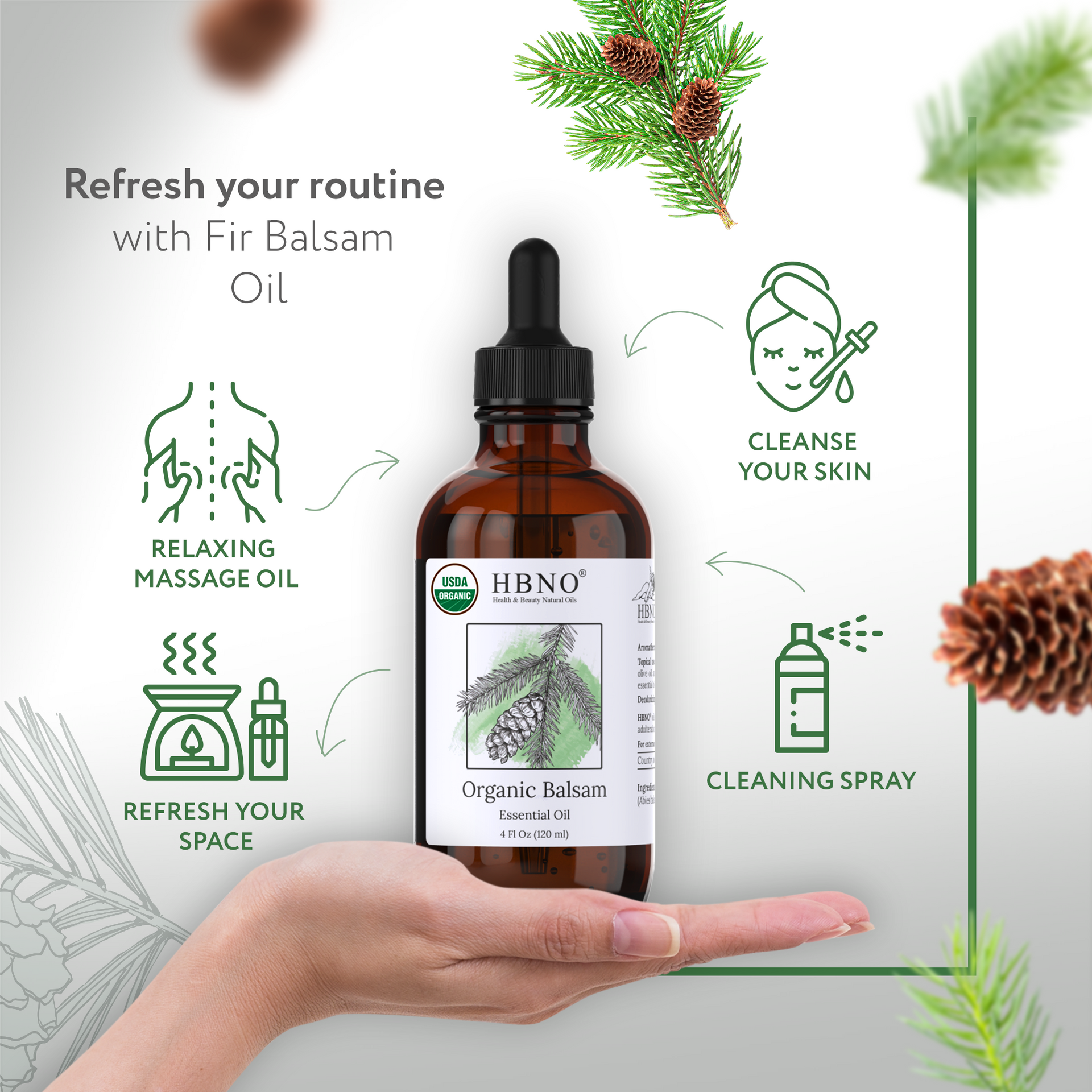 Fir Balsam Essential Oil Organic