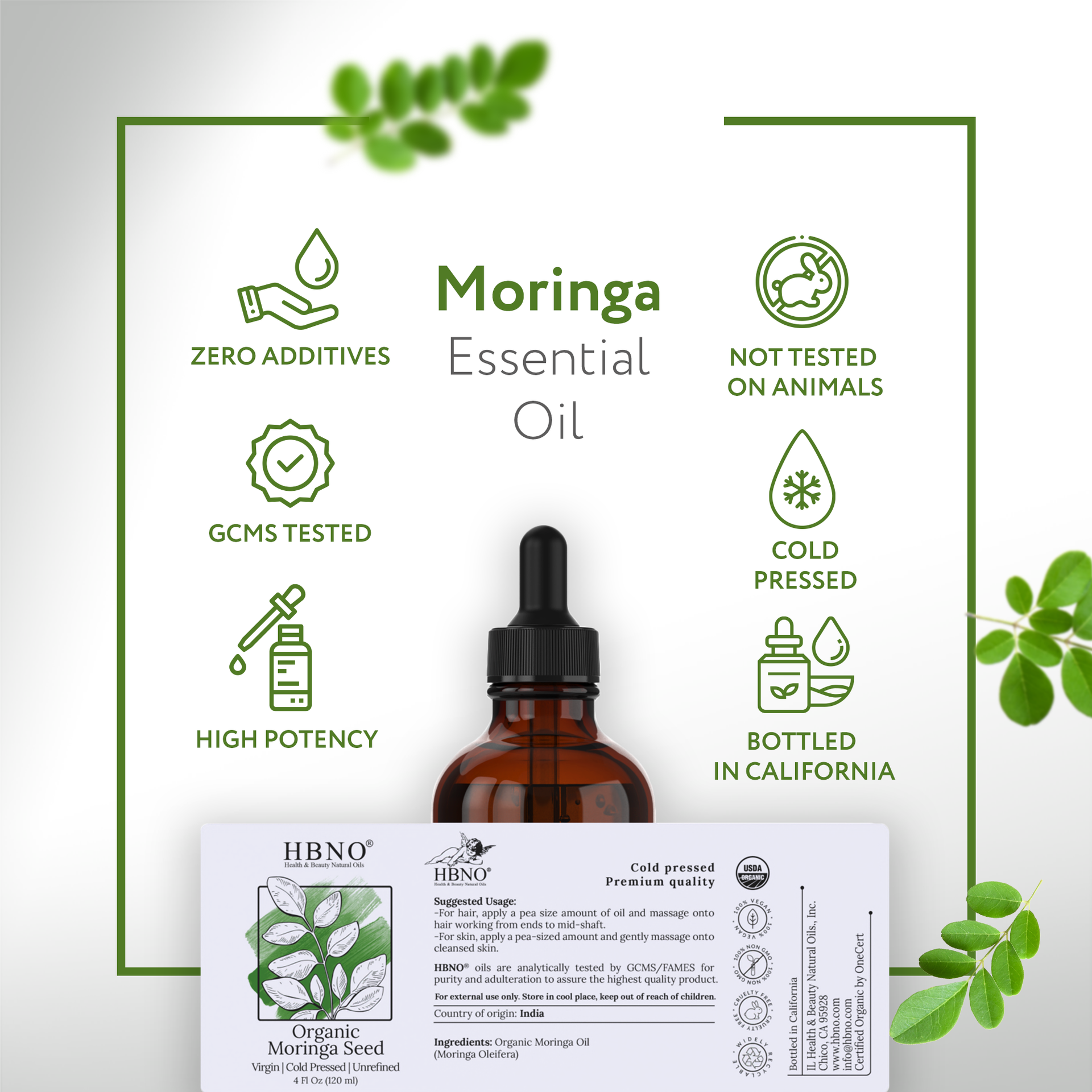 Moringa Oil, Organic