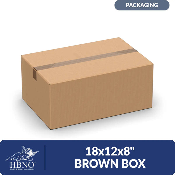 18x12x8 Brown Kraft Shipping Boxes - Bulk 32 ECT – HBNO