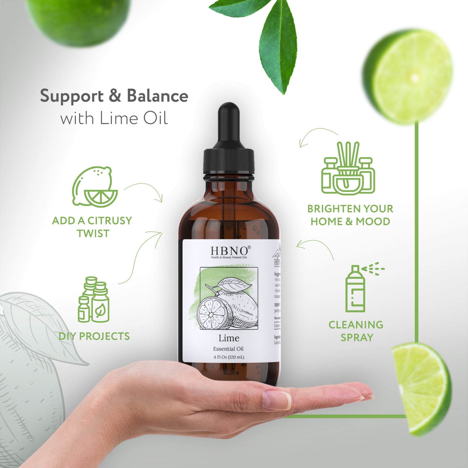 Lime Cold Pressed Essential Oil