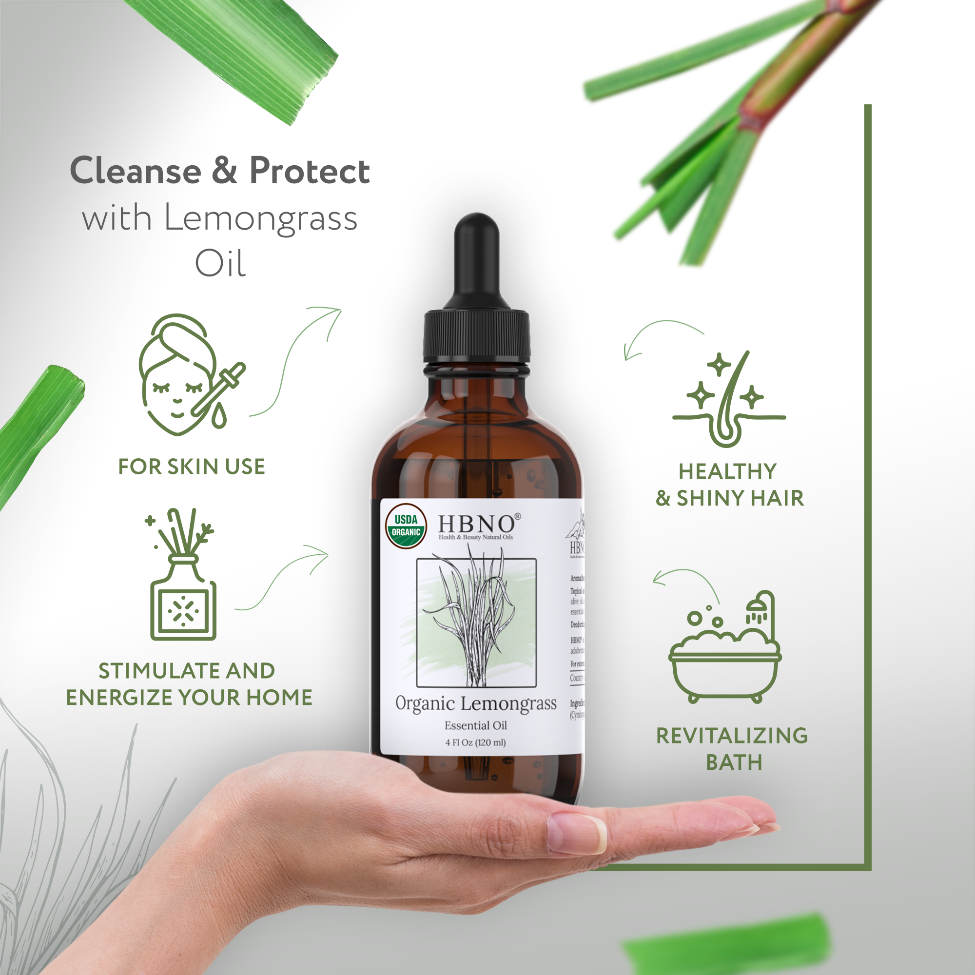 Lemongrass Essential Oil Organic