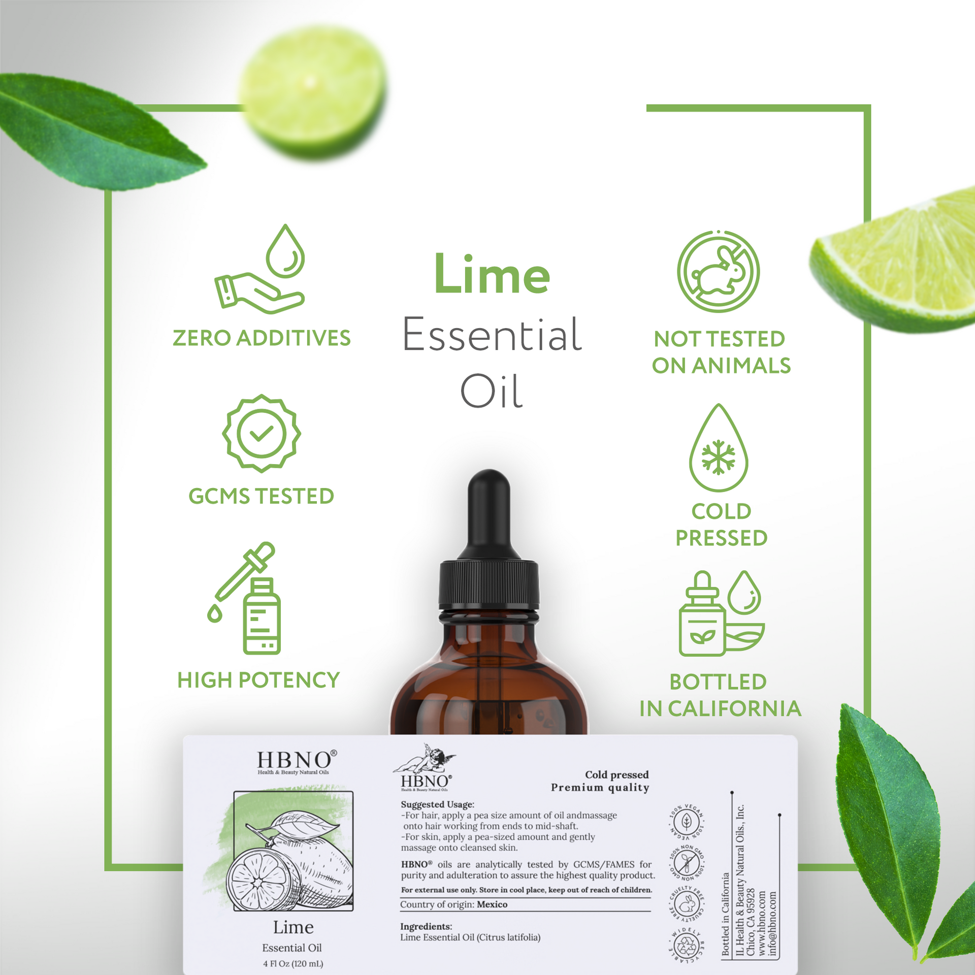 Lime Cold Pressed Essential Oil