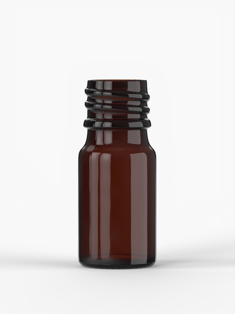 5 ml Amber Euro Glass Bottle