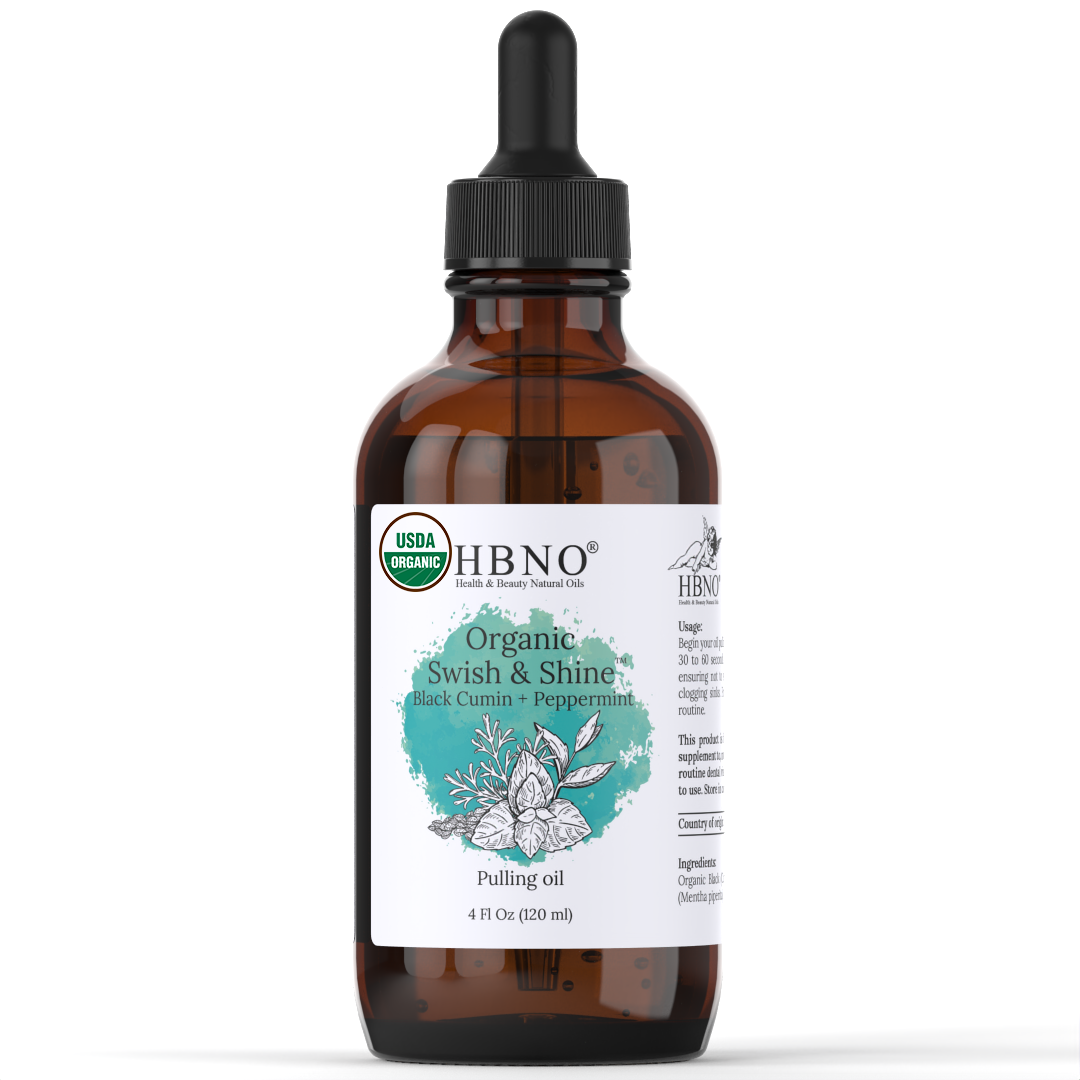 BLACK CUMIN oil pulling peppermint  ORGANIC