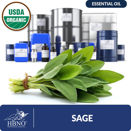 Organic Sage Officinalis Essential Oil
