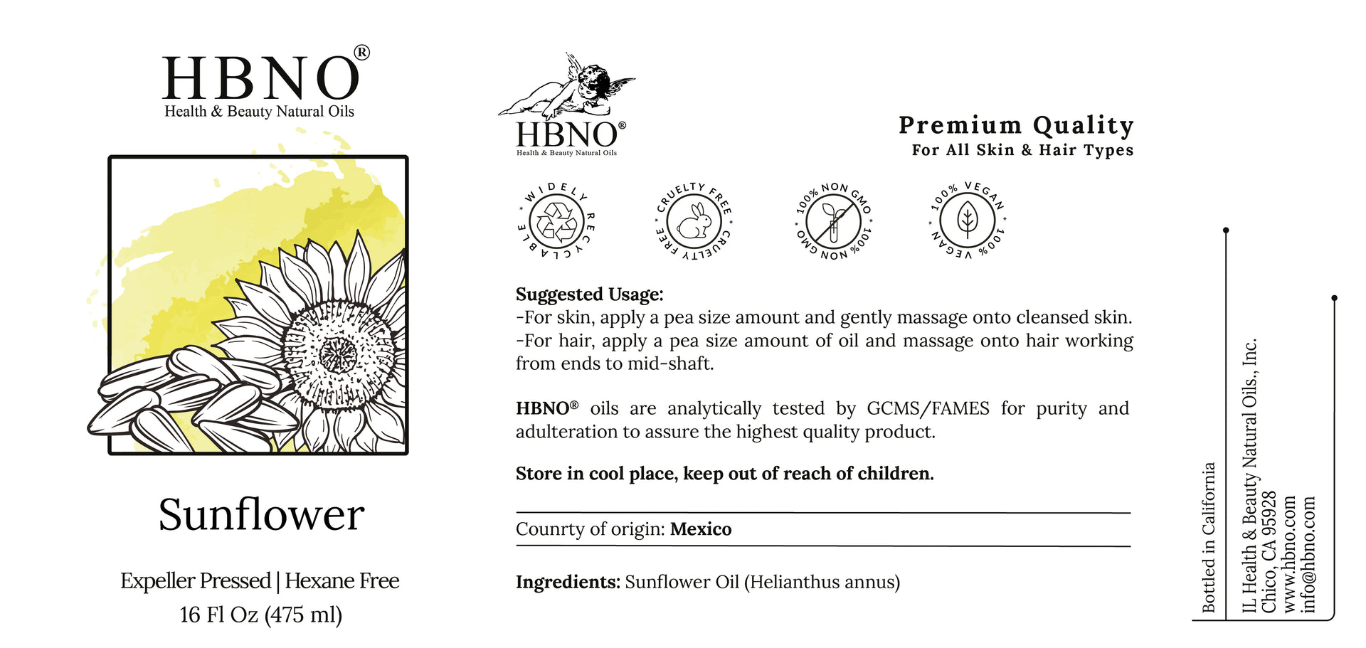 Sunflower oil  plastic