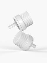 Euro White Dropper Cap